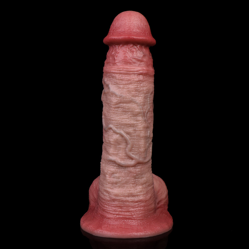 Realistic Dildo with Veins – Dense Skin Texture & Suction Cup | Silicone Fetish | SilikonLust