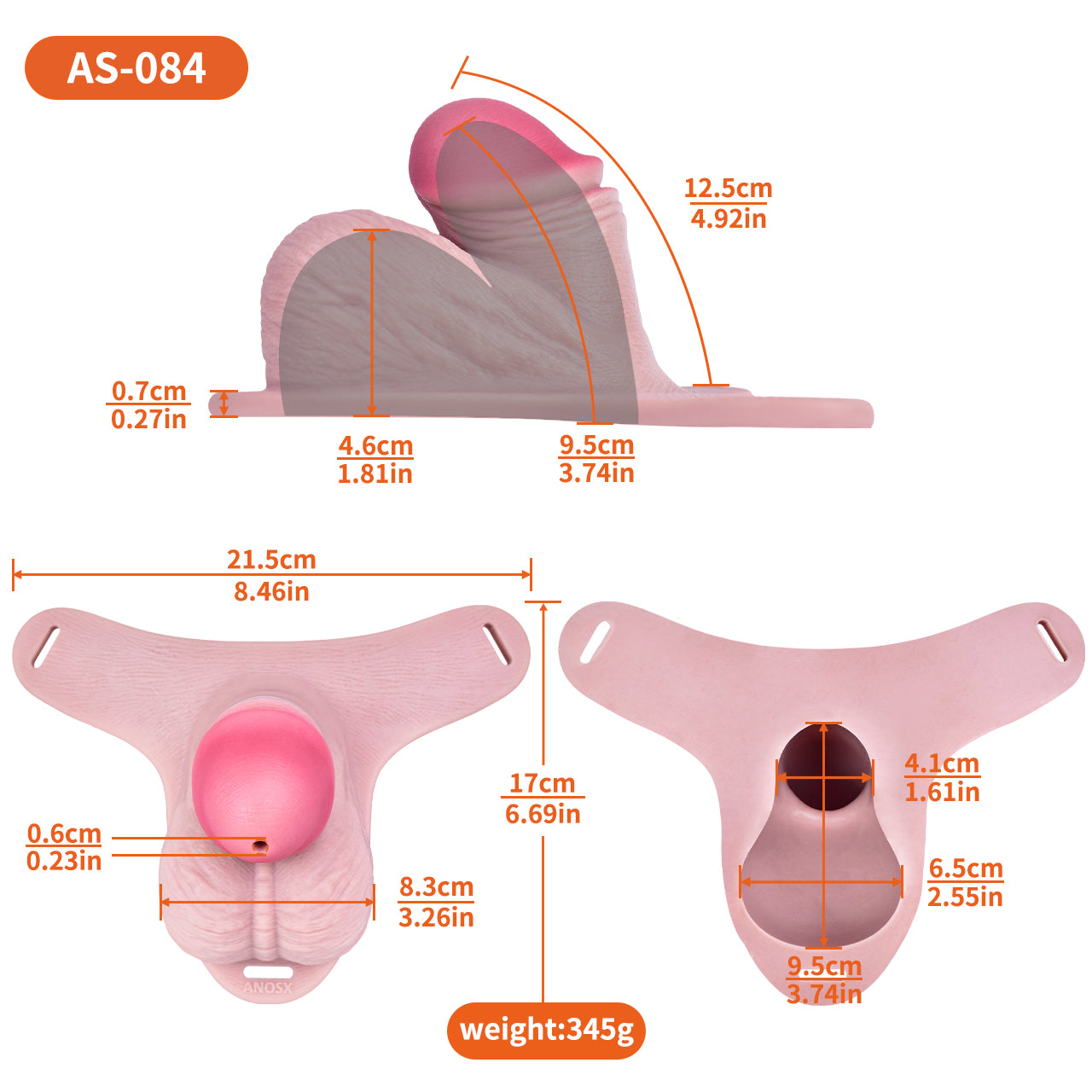 RealSkin Peniskäfig aus Platin-Silikon – Komfortables Tragesystem mit realistischer Körperoptik