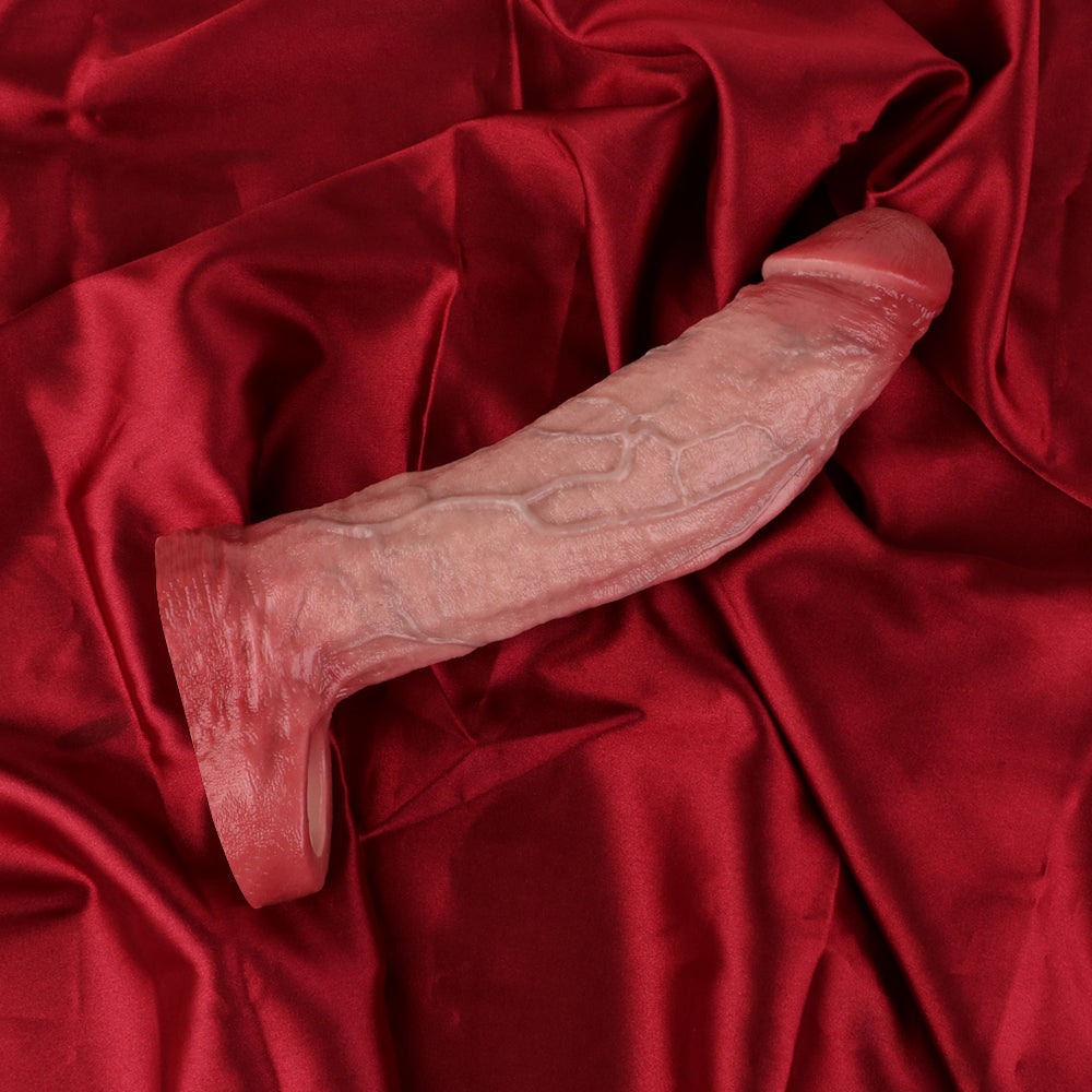 Vibrator Silikon Penishülle Circumcised – Cock-and-Ball Ring & G-Punkt-Kurve | SilikonLust