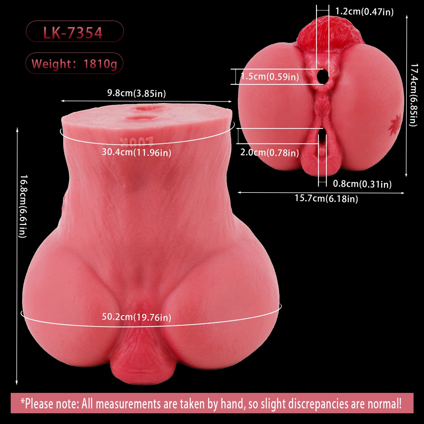 Pferde-Hintern Pocket Pussy – Doppelkanal, Schwänzchen & Intensives Innentextur-Erlebnis