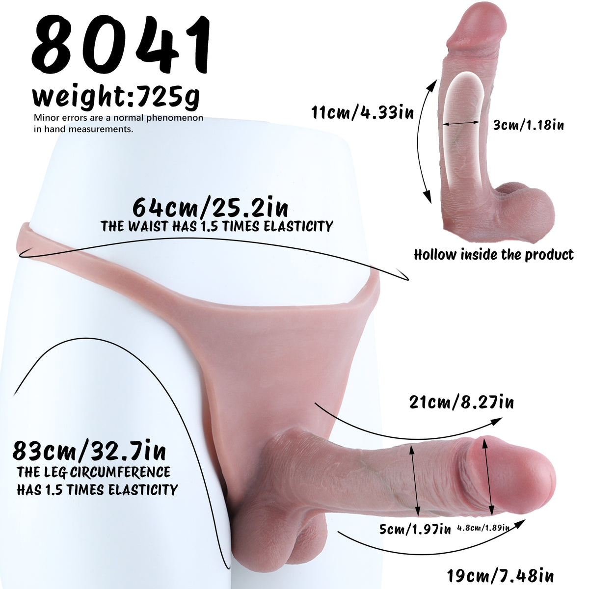 Tanga Penis Sleeve Dark – Realistische Peniserweiterung in Warmbraun, Spiralhoden-Textur, Bogenring-Fixierung & breites Tanga-System aus Platin-Silikon