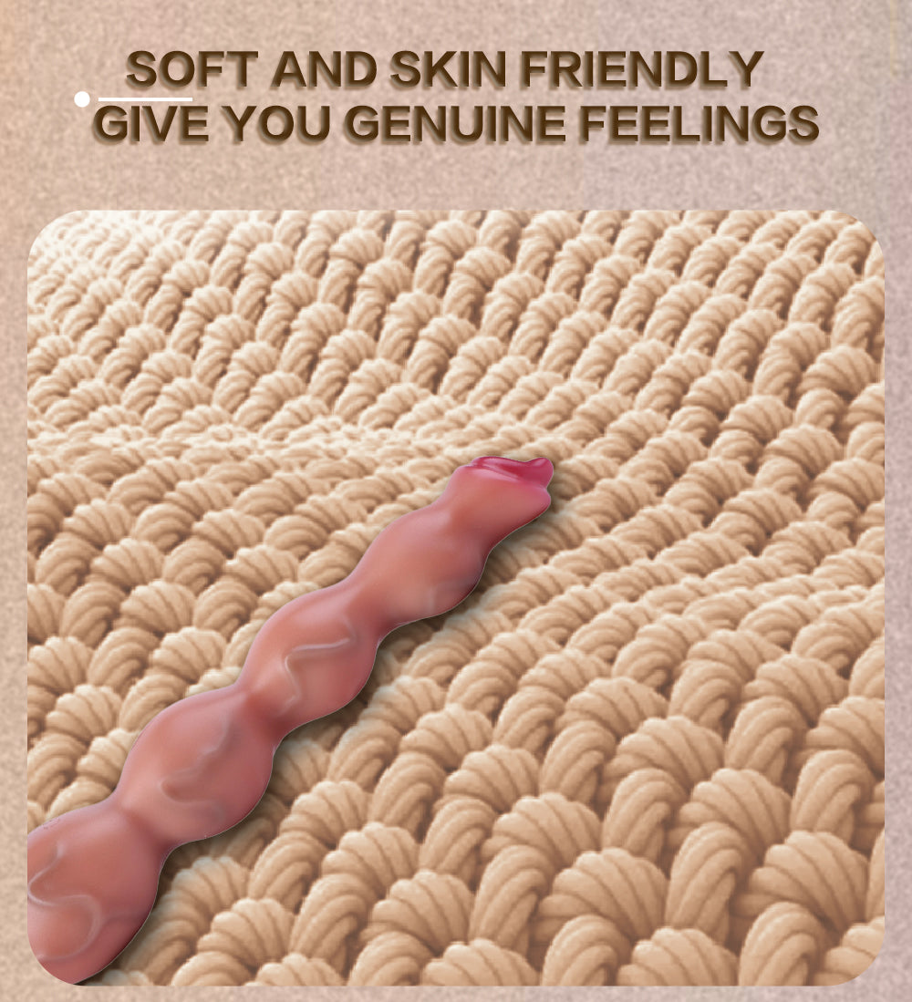 Spiral Butt Plug Silicone - Dynamic Silicone Expander Muscle Bundle Texture Rotational