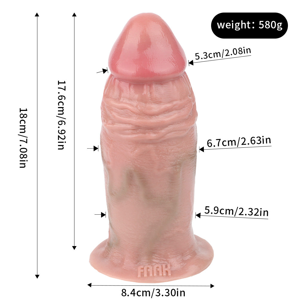 Flesh-Colored Realism Dildo – Skin-Like, Hand-Poured & Take It Anywhere