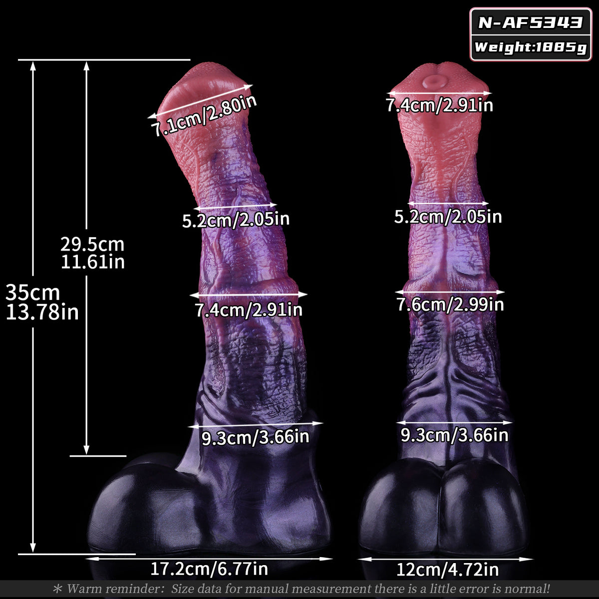 Horse Dildo Abendglut – Modellierte Adern & breite Pferdeform für Fantasy-Paarmomente