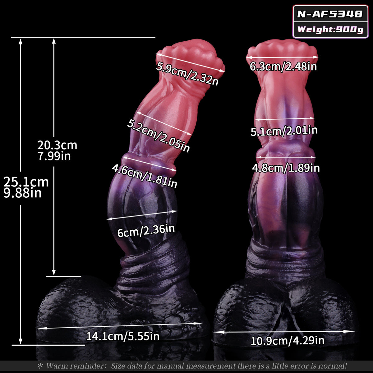 Paarden-dildo – Rosenglut met spierreliëf voor solotijd & fantasieën als koppel