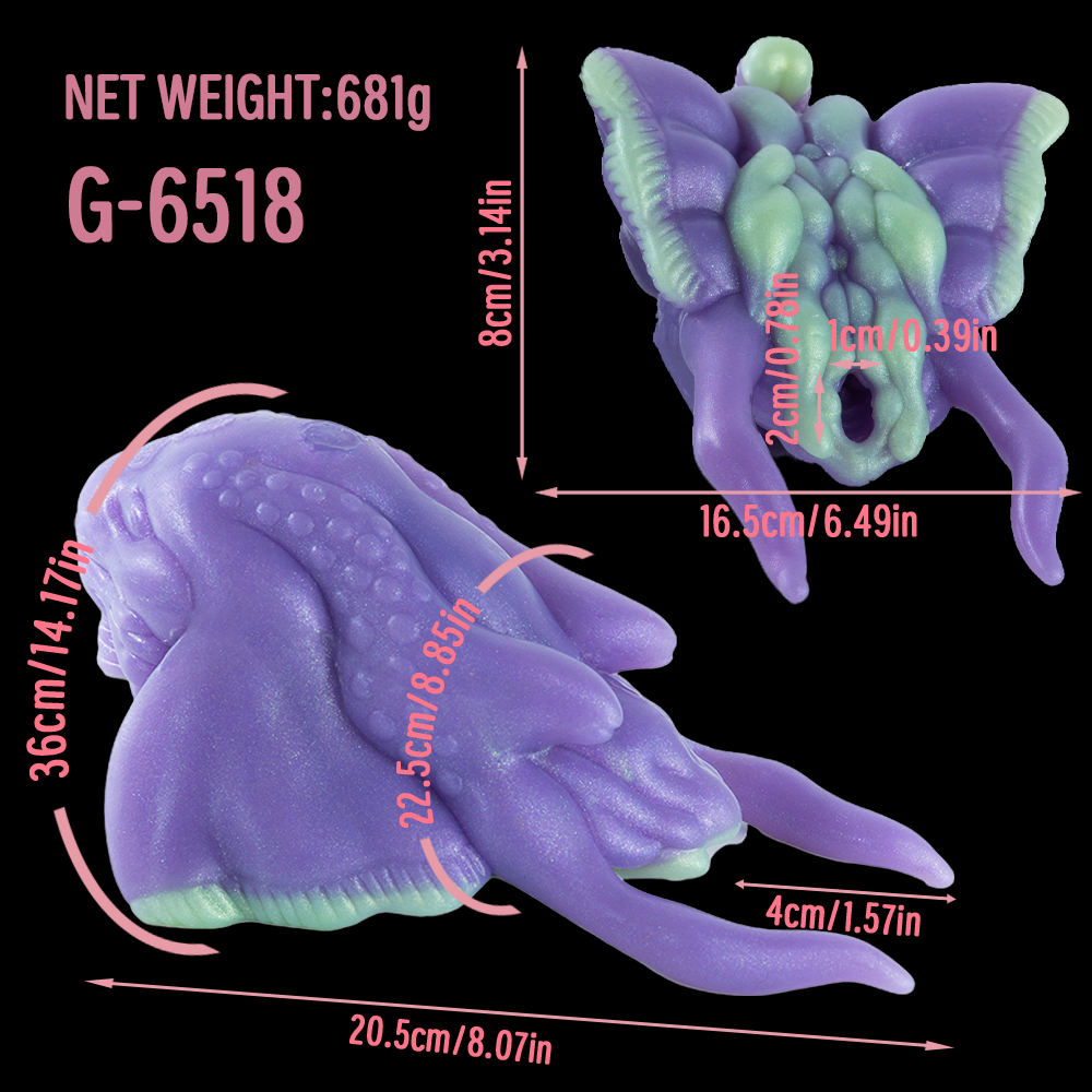 Bio-Organic Alien Sci-Fi Pocket Pussy – Fantasy Beast Toy with Tentacle Structure for Immersive Otherworldly Experiences