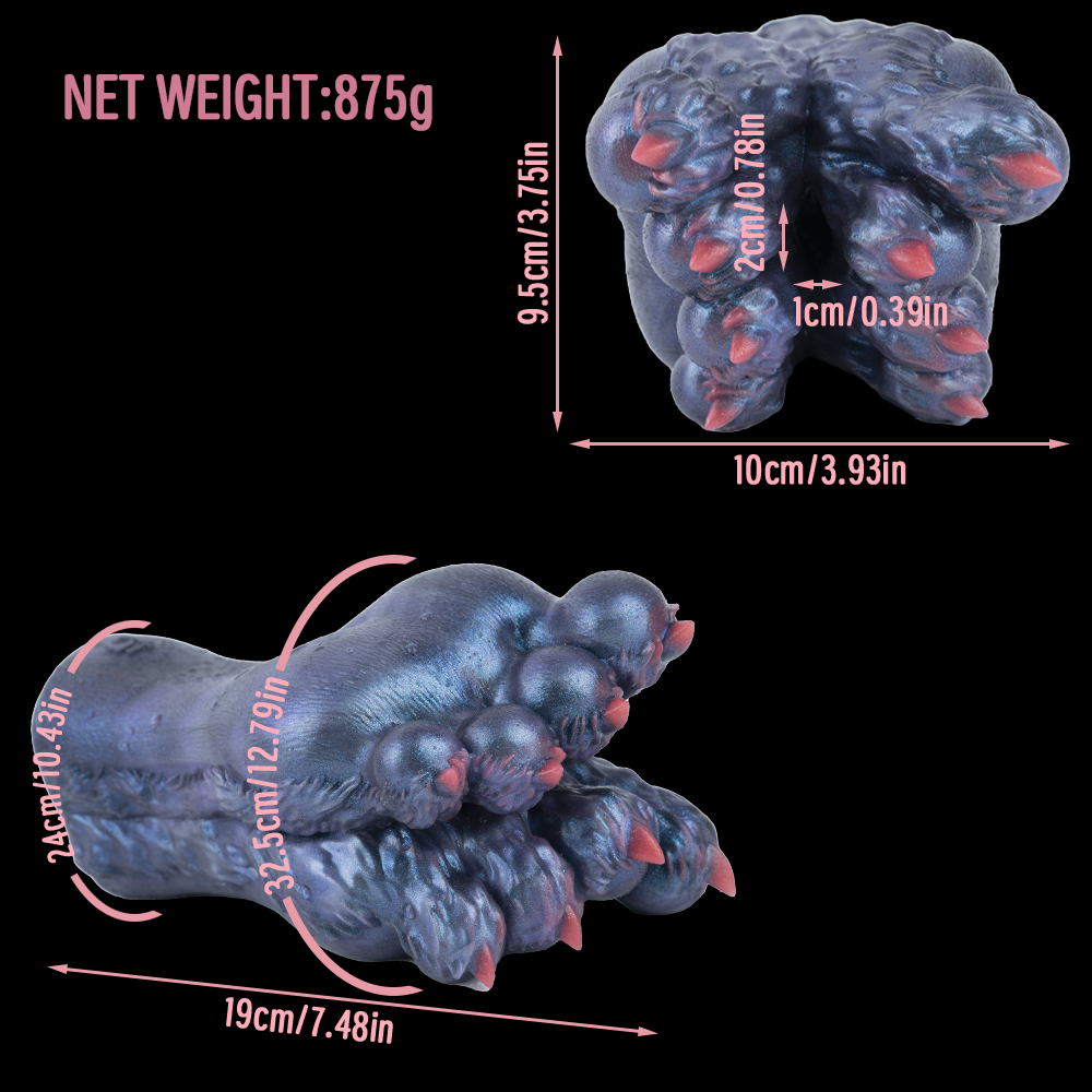 Monster Foot Silicone Pocket Pussy – Fantasy Masturbator with Alien Claws | SilikonLust