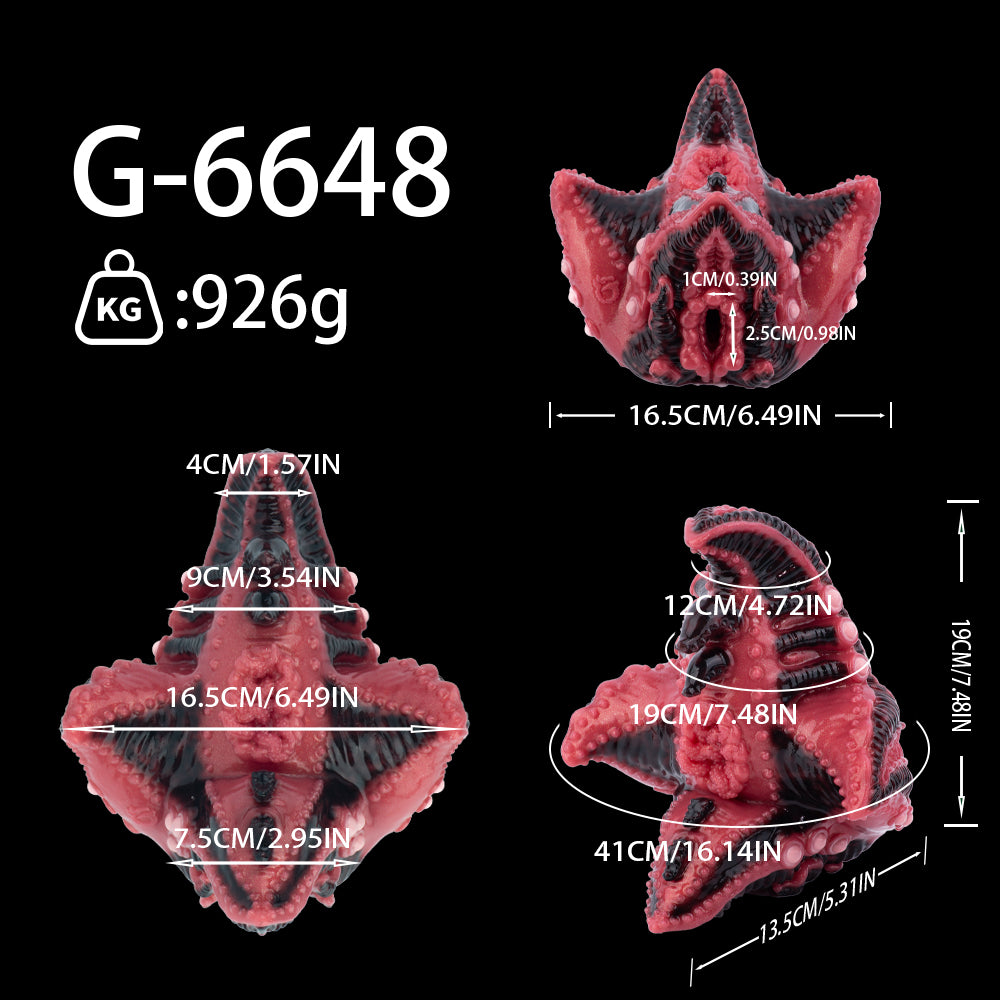 Deep-Sea Starfish Monster Pocket Pussy Made of Platinum Silicone: Extreme Tentacle Indulgence for Fantasy Solo Moments
