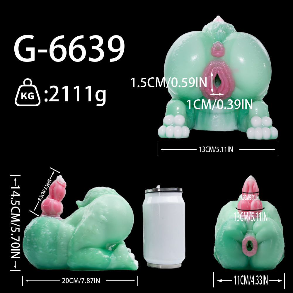 SiliconeLust Beast Dildo Sex Dolls - The Ultimate Dual-Experience Platinum Silicone Torso