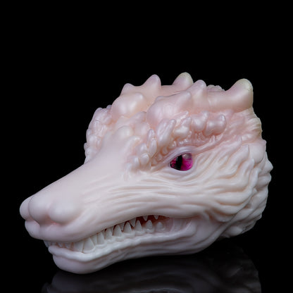 Glacial White Dragon Pocket Pussy – Fantasy Masturbator for Mythic Immersion | SilikonLust