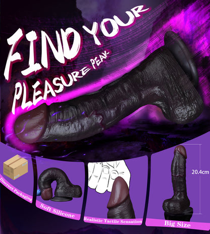 Thick Cock BBW Sex Dildo - High Quality Silicone Dildo For Women Who Love Intense Stimulation