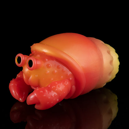 Playful Hermit Crab Silicone Pocket Pussy – Mini Masturbator Toy with Tight Sleeve for Intense Contrast Experiences