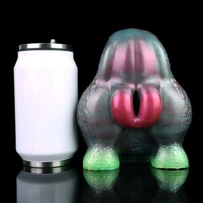 Fantasy Drachen-Sexpuppe im Mini-Format mit irisierendem Schimmer & Haltegriff