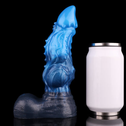 Alien Fantasy Dildo – Blue Tentacle Curved Deep Sea Creature | SilikonLust