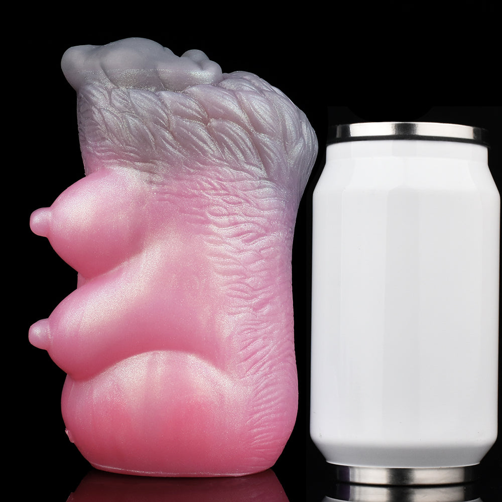 Alpha Wolf Fantasy Masturbator – Magischer Farbverlauf & Dual-Kanal aus Platin-Silikon