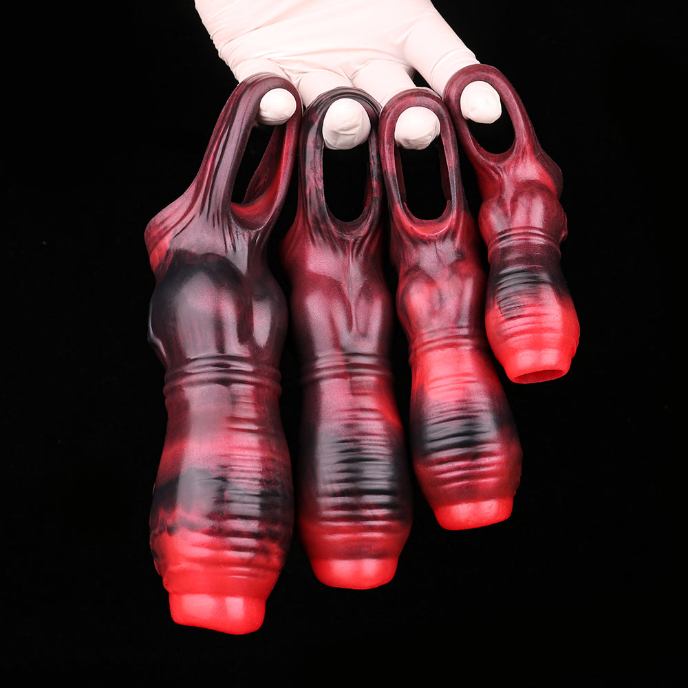 Penis sleeve for small penis - Matrix suction cup inner wall & double constriction contour