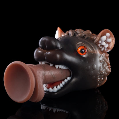 Hyänen-Totem & Sammlungswürdig Pocket Pussy – Fantasy Beast Masturbator mit Abnehmbarem Inneneinsatz