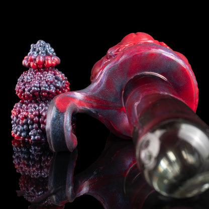 Alien Fantasy Anal Plug – Karmesinrot & Schimmerndes Monster Masturbator-Set mit Noppen für intensives Solo-Play