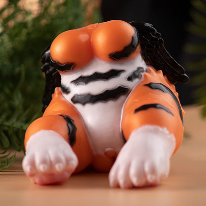 Premium Flüssigsilikon Tiger-Mädchen Masturbator – Weicher Po & Pfoten-Vakuum-Saugkraft Sex doll für wilde Solo-Abenteuer