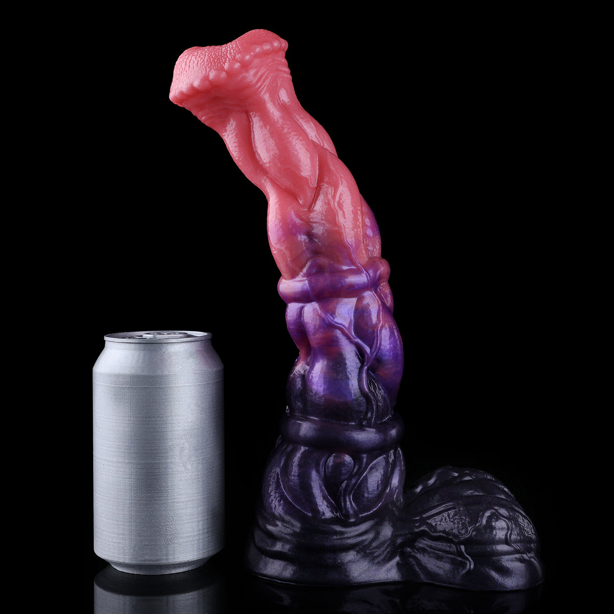 Horse Dildo Violettkaskade – Gestufte Silikon-Pferdeform mit Saugnapf für Fantasy-Paarzeit