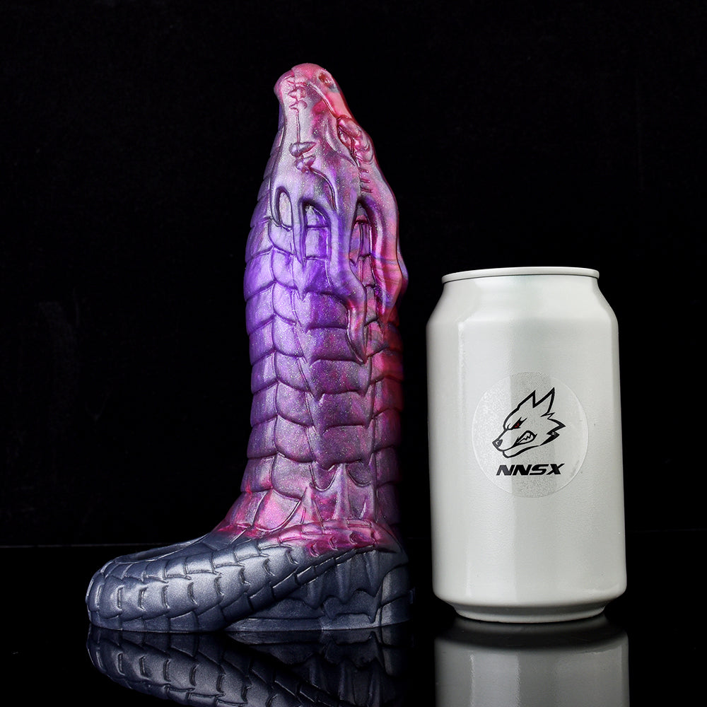 Drachen-Penis Sleeve in Violett – Schuppentextur, Größenzuwachs & Legendäres Design