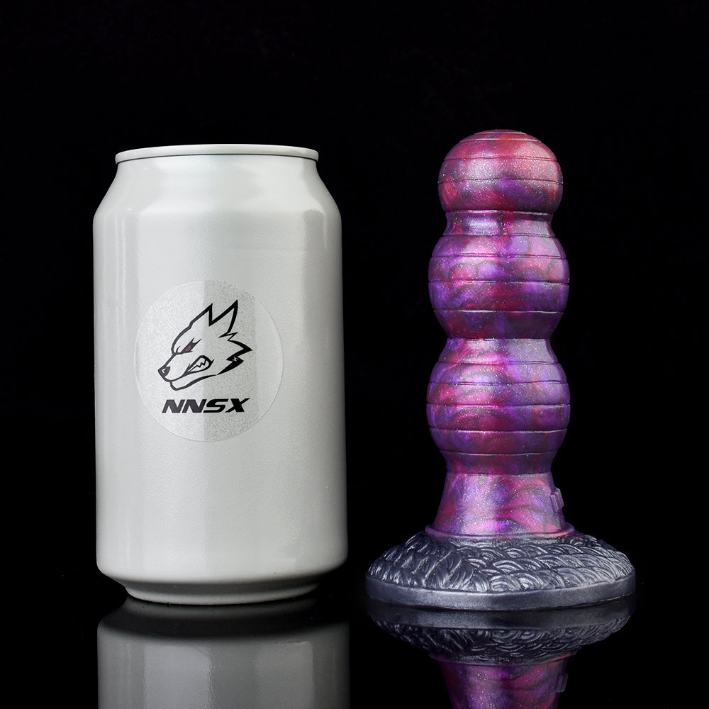 Mystischer Galaxie Fantasy Dildo mit Saugfuß – 3-Stufen Platin-Silikon