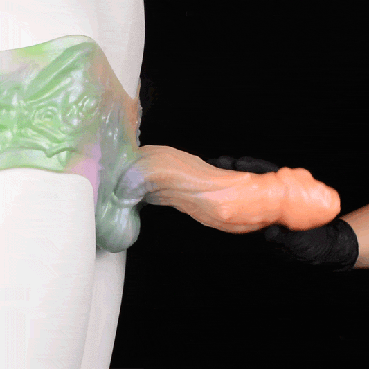 Fantasy Alien Penis Sleeve Wearable - Muscle Fiber Wave & Ultra-Elastic Base | SilikonLust