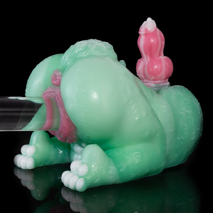 SiliconeLust Beast Dildo Sex Dolls - The Ultimate Dual-Experience Platinum Silicone Torso