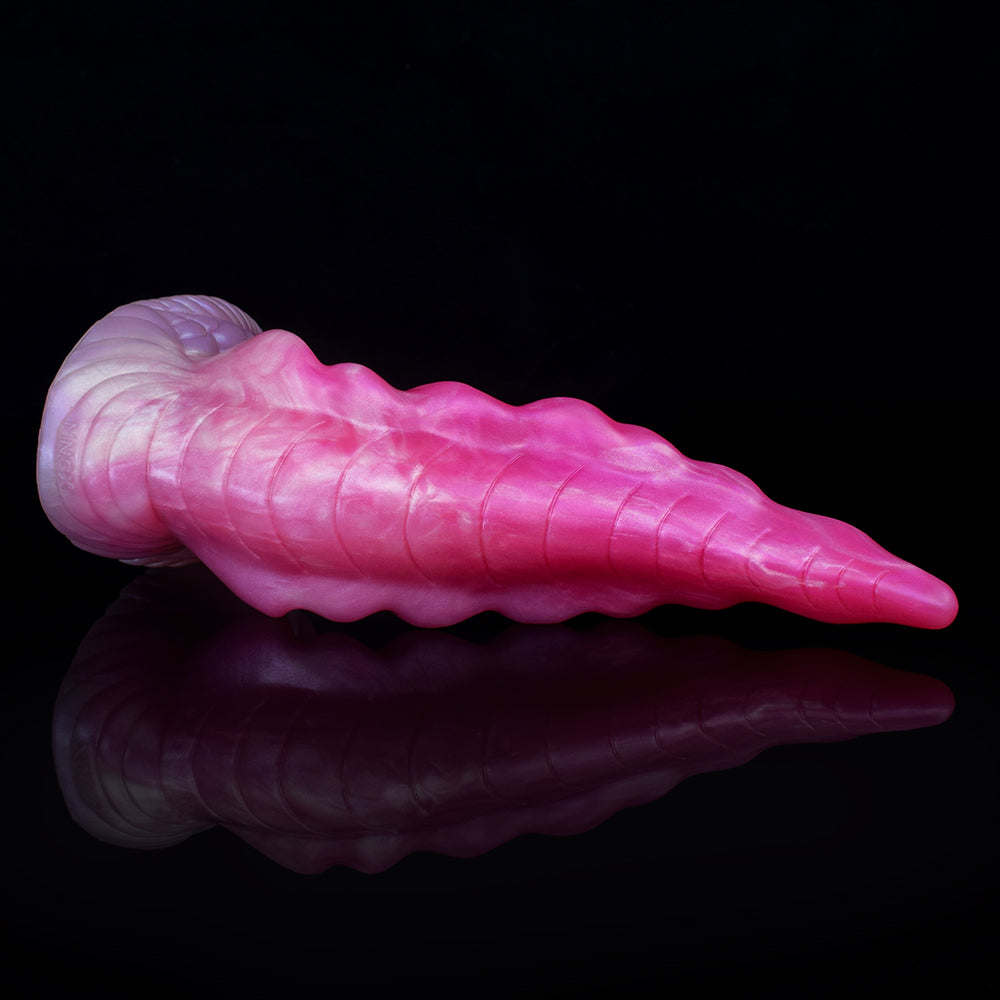 Tentacle Dildo | Platinum Silicone Big Dick Fantasy Dildo with Pump Base & Sucker Texture