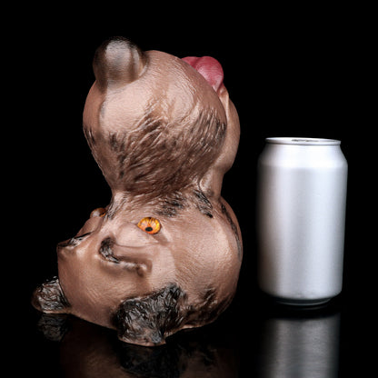 Brauner Hunde-Sexpuppenkopf – Realistischer Silikon-Masturbator für Männer