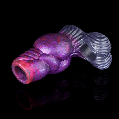Penis Sheath Nebula – Bio-mechanical Extender Fetish Platinum Silicone | SilikonLust