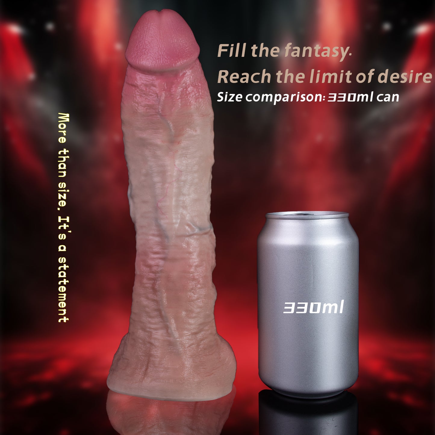 Ultra-realistic Veined Dildo – Dual-Density Silicone Toy for Solo or Partner Pleasure