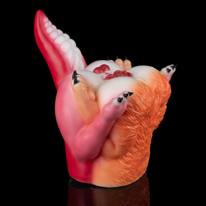 Sexpuppen Doppel-Beastmen – Drache & Fuchs in Missionarsstellung, Doppelkanal & Schwanzgriff