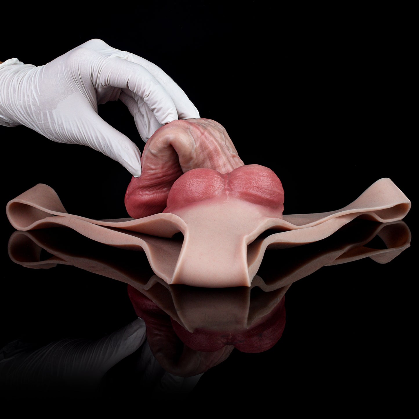 Single-Side Vein Sleeve Smoothing & Powerful – Raised Vein Penis Sleeve with Single Main Vein and Silicone Slip