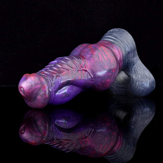Hyperrealistic Penis Sleeve with Vein Structure – Heterogeneous Texture Change in Galactic Violet