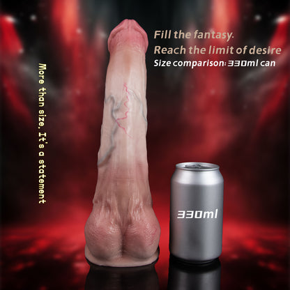 Slender Dildo – Dual-Density Platinum Silicone with Skin Texture & Deep Stimulation