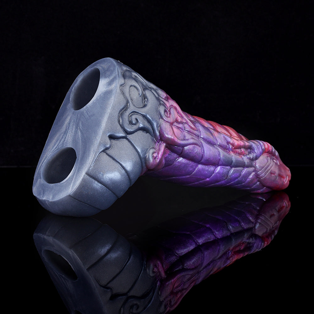 Mythisches Drachen Penis Sleeve in Magic-Lila – Realistische Penishülle für Verlängerung & Verdickung