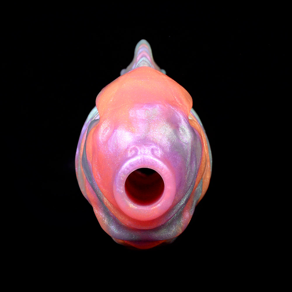 Deep Sea Fish Gag - Luxury Fantasy Mundknebel Set | Platin-Silikon Leder SilikonLust