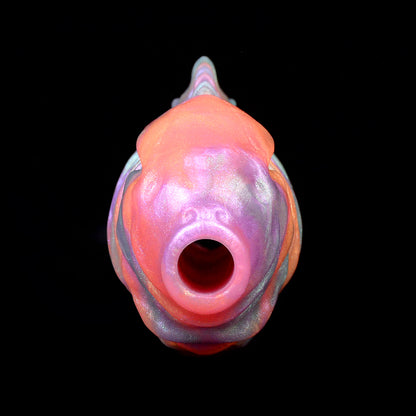 Deep Sea Fish Gag - Luxury Fantasy Mundknebel Set | Platin-Silikon Leder SilikonLust