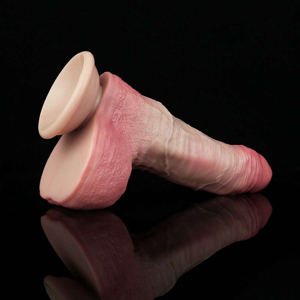 Ein Dildo. Sechs Orte. | Platin-Silikon | Freihändig per Saugnapf