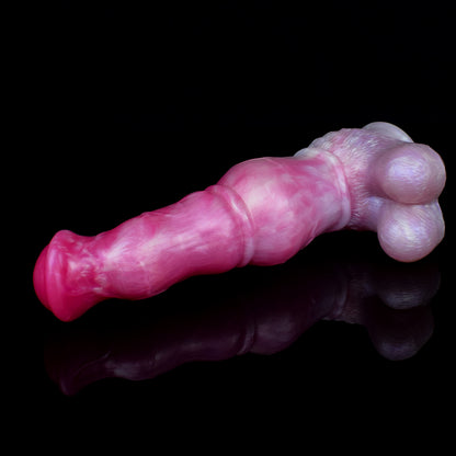 Equine Inspired Dildo – Fantasy Animal Dildo mit Schirmkrone und Dreistufigem Schaft für Maximale Fülle