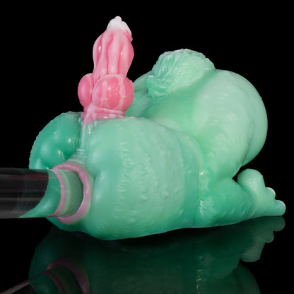 Doppel-Biest Sexpuppen – Fuchs & Hund in 69-Position aus Platin-Silikon