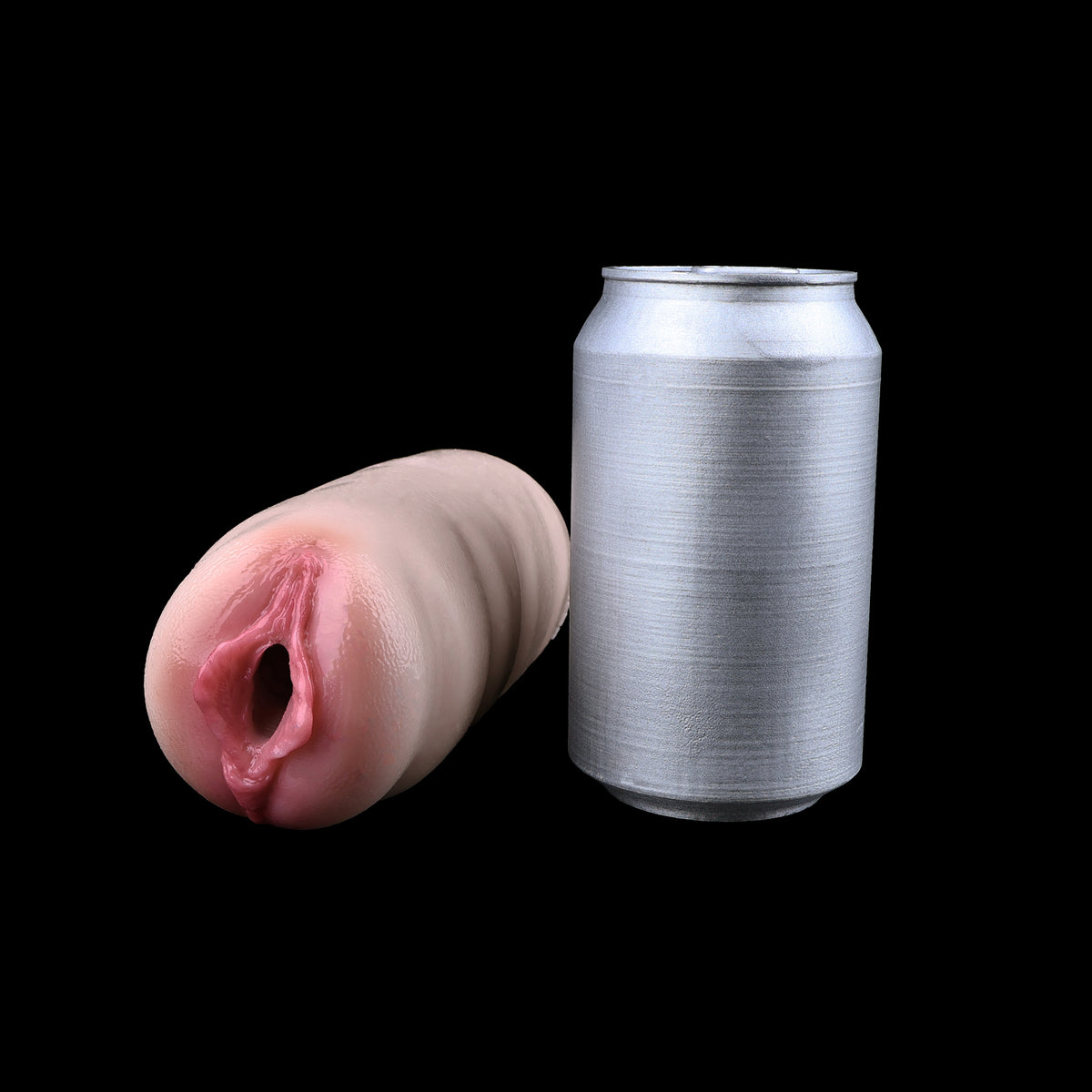 Pocket Pussy Roségriff – Realistische Silikon-Vulva mit Spiralrillen für Solozeit