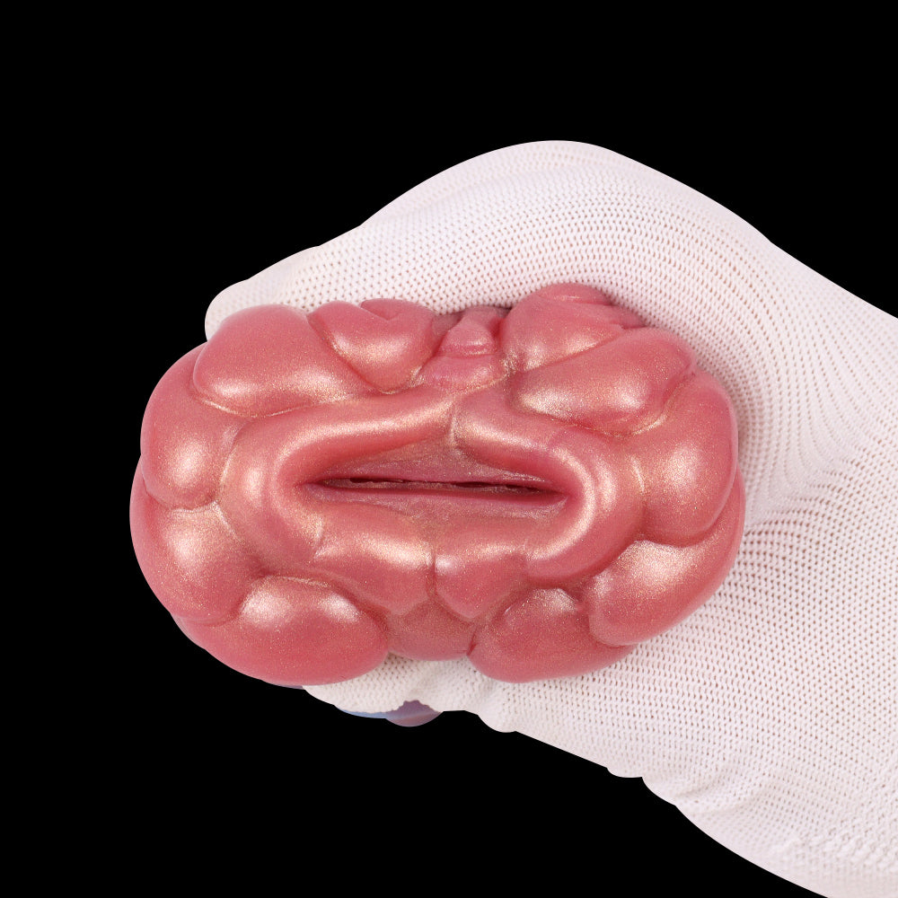 Organic Galaxy Pocket Pussy - Platinum Silicone Creature Texture Stroker for Deep Fantasy Stimulation