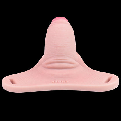 Bionischer Peniskäfig Silikon - Chastity Cage Hyper-Realistic Kurzform Urinary Opening Keuschheit