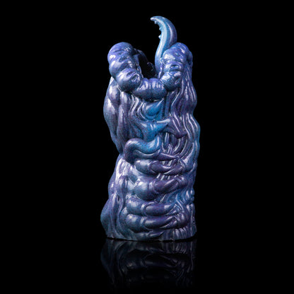 Pocket Pussy Alienmaul – Blauvioletter Platin-Silikon-Masturbator für Sci-Fi-Rollenspiele