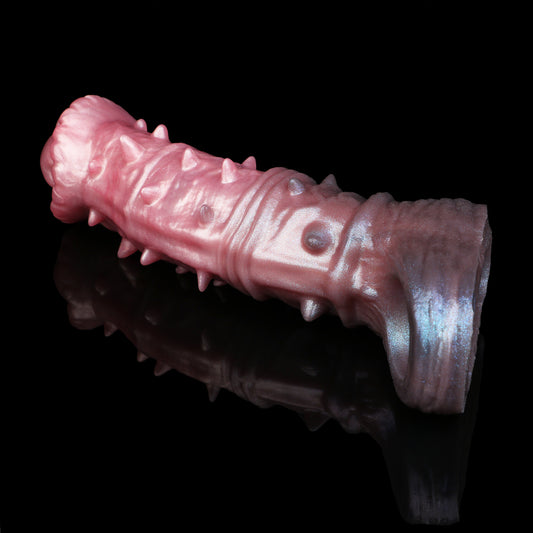 Prickelnder Penis Sleeve mit Noppen – Premium Verlängerung & Ausdauer-Ring für Paare