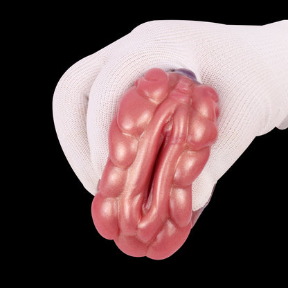 Organic Galaxy Pocket Pussy - Platinum Silicone Creature Texture Stroker for Deep Fantasy Stimulation