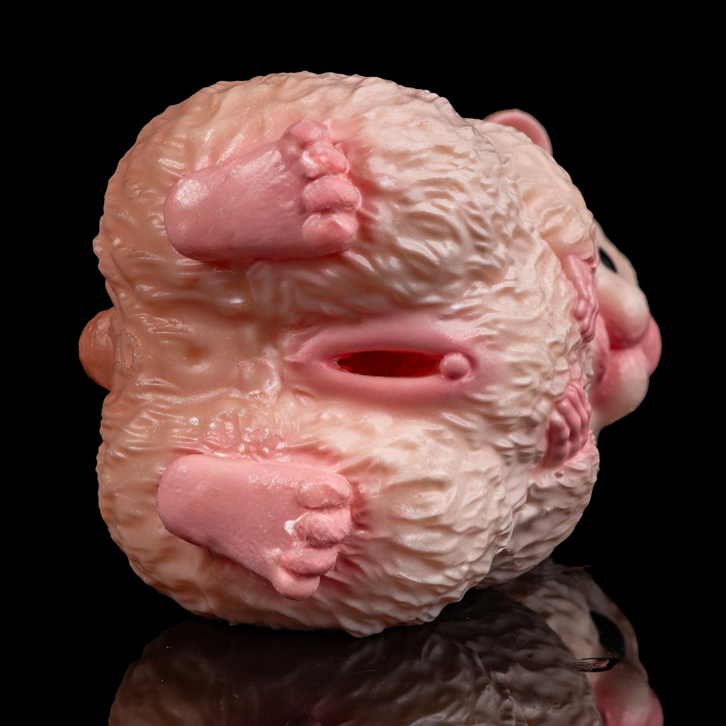 Cute Hamster Platinum Liquid Silicone Masturbator: Discreet Sex Doll & Nightstand Decor Highlight