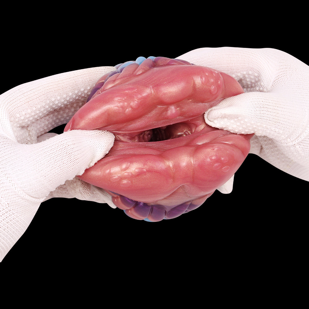 Luxurious Silicone Masturbator with Tight Channel – Hands-Free Pocket Pussy Made of Platinum Silicone for Intense Fantasy Stimulation